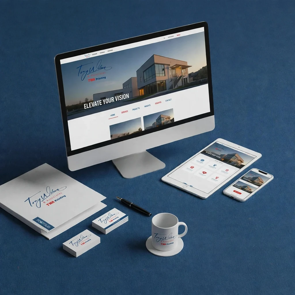 Business website design — illustrative service sample