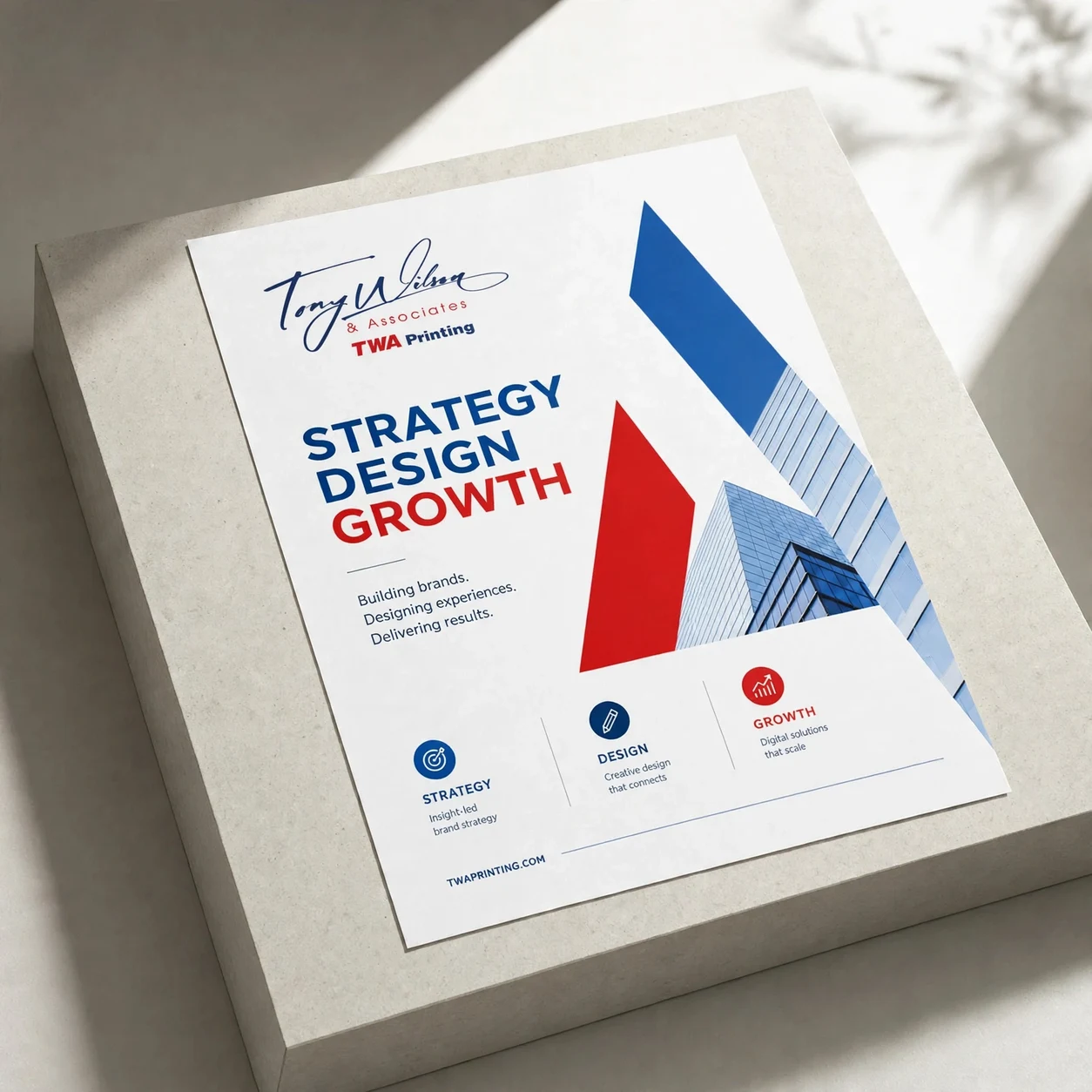 Flyers — fictional-brand sample