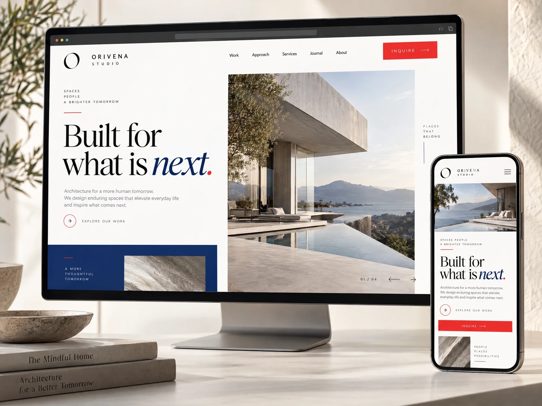 Business website design — illustrative service sample