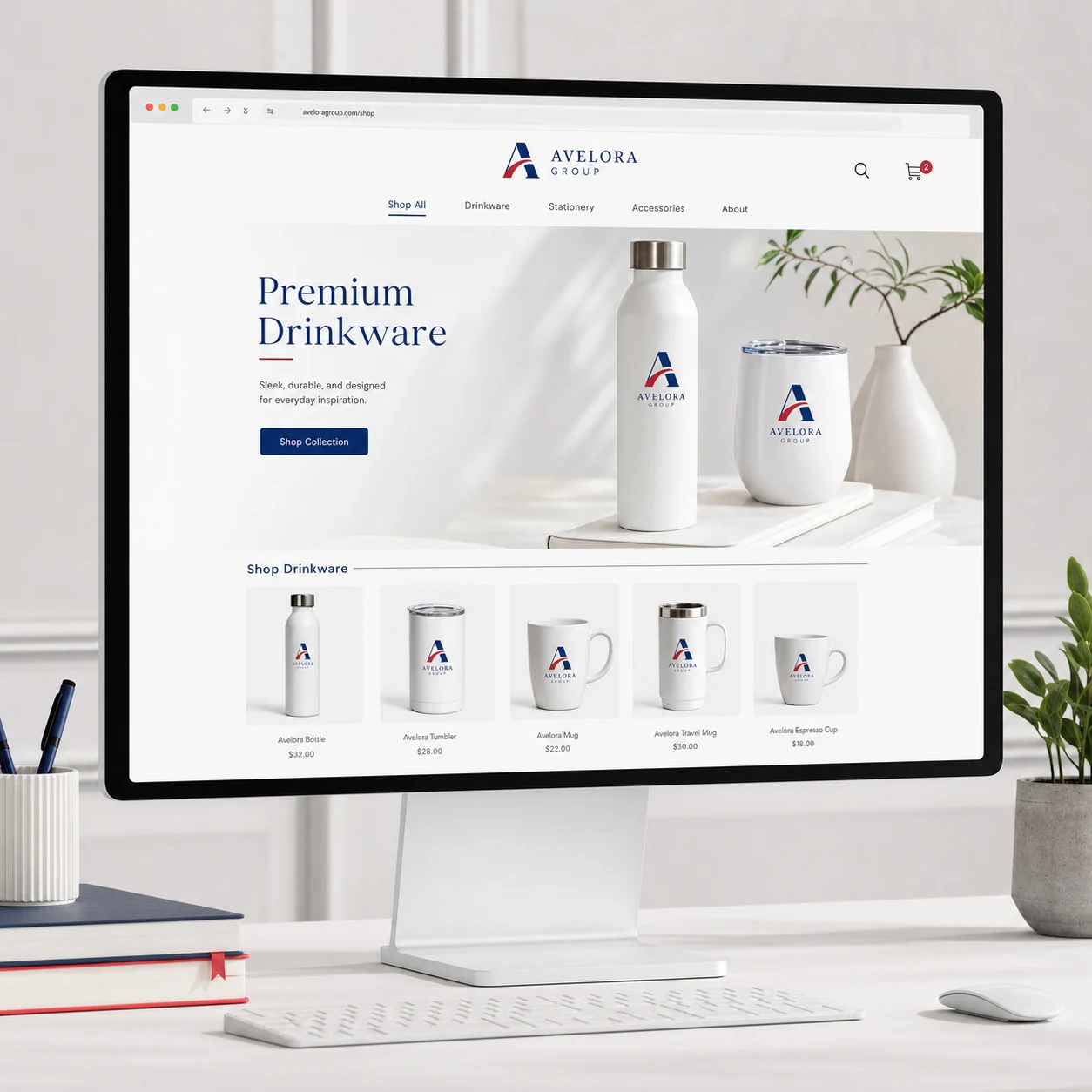 E-commerce website design — illustrative service sample
