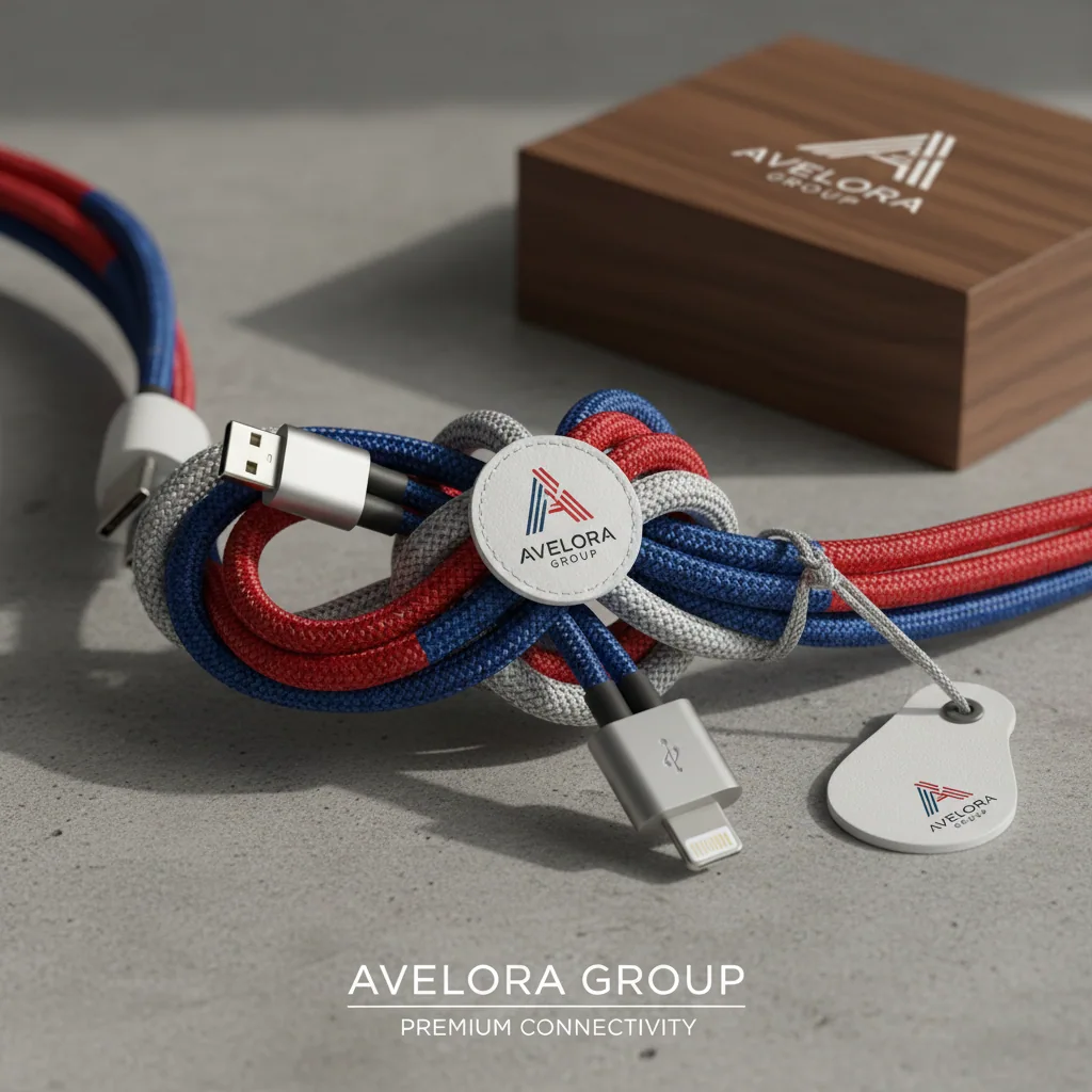 3-in-1 braided charging cables — fictional-brand sample