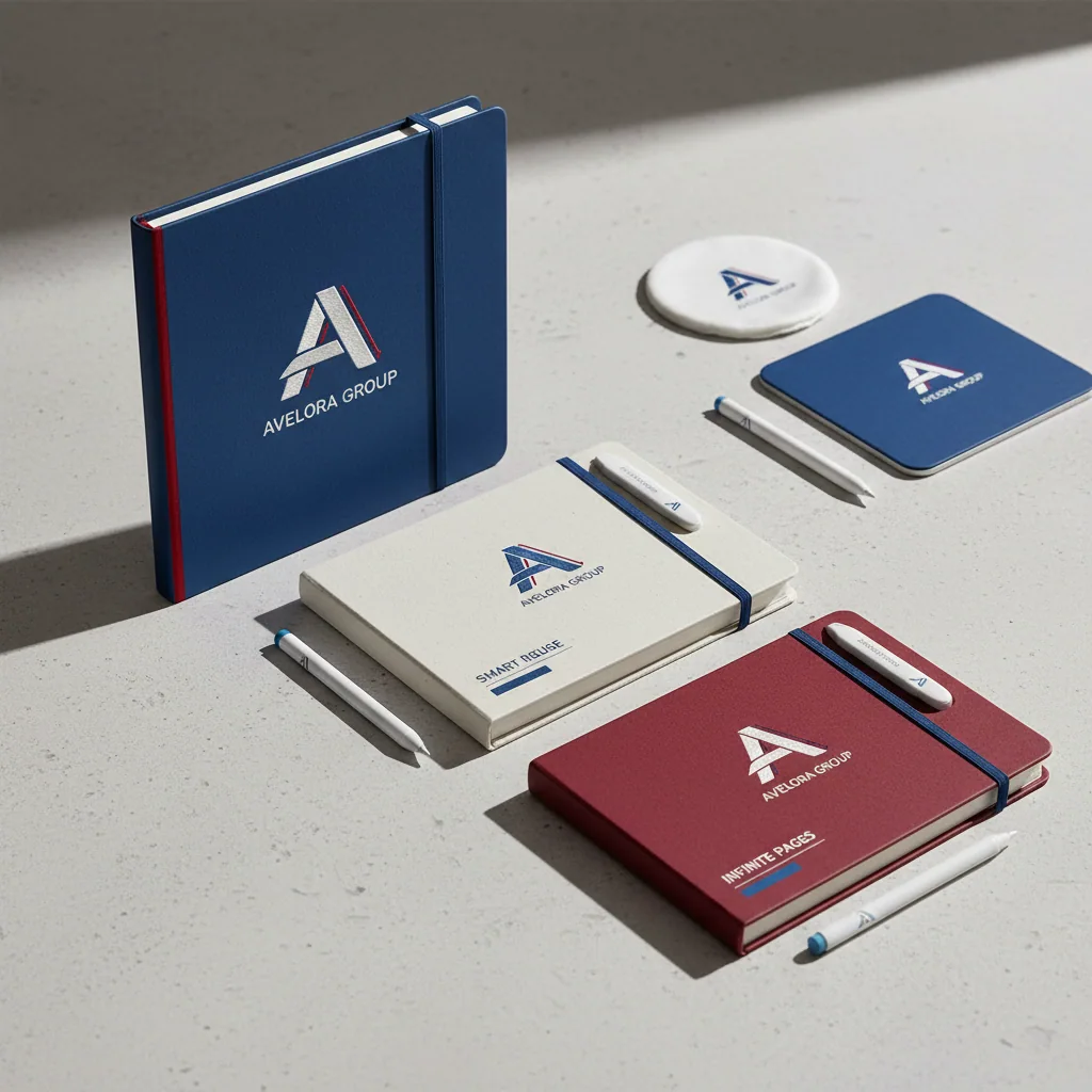 Reusable smart notebooks — fictional-brand sample