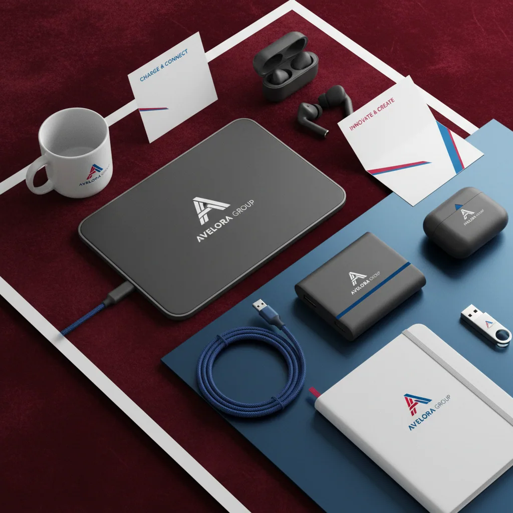Useful branded tech — fictional-brand sample