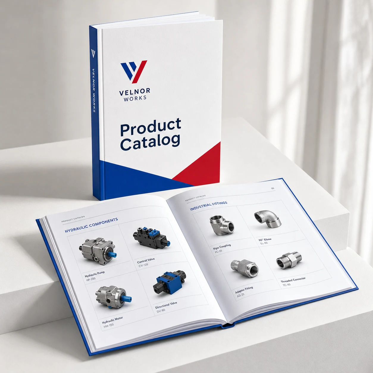 Product catalogs — fictional-brand sample