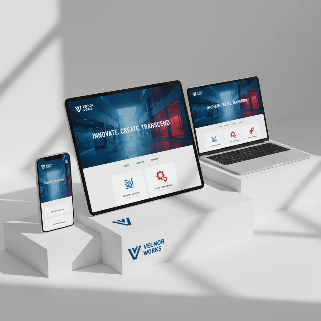 Business website design — illustrative service sample