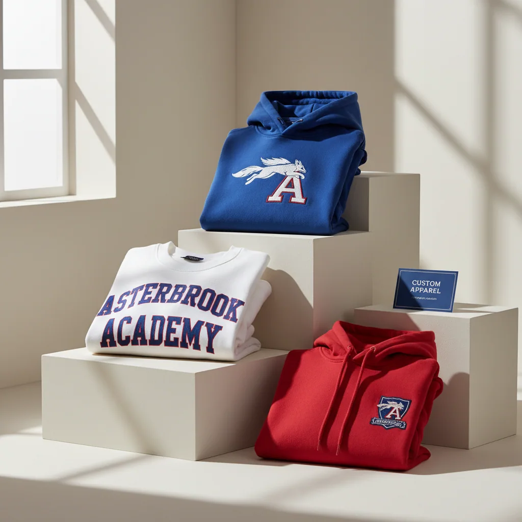 Hoodies & sweatshirts — fictional school & mascot sample