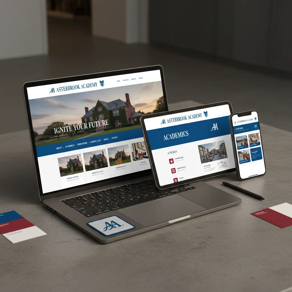 Business website design — illustrative service sample