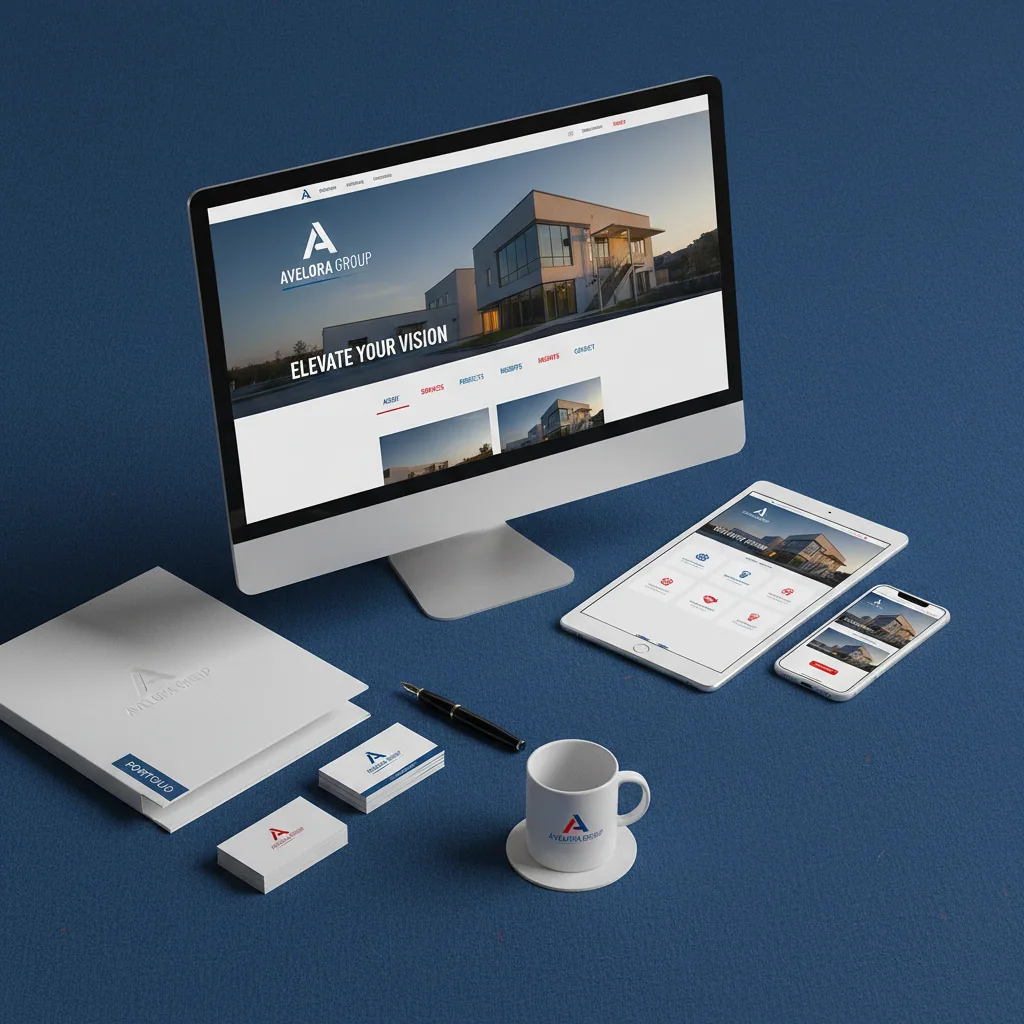 Business website design — illustrative service sample