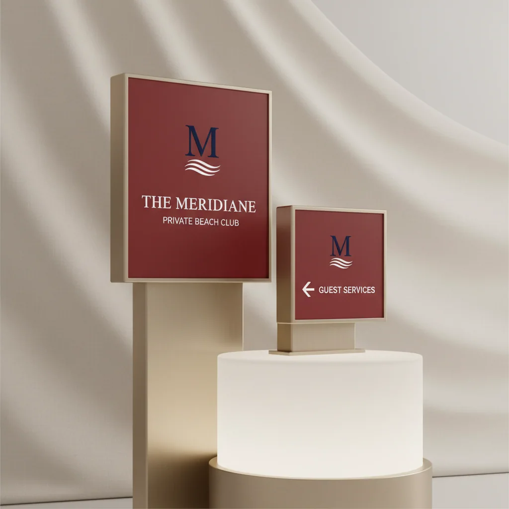 Property signage — fictional property sample