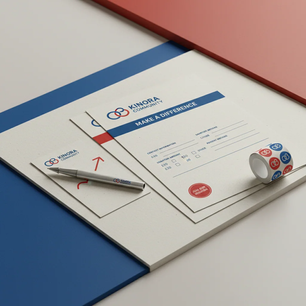 Donation forms — fictional-brand sample