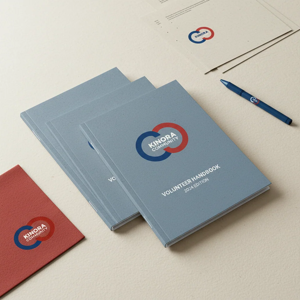 Volunteer handbooks — fictional-brand sample