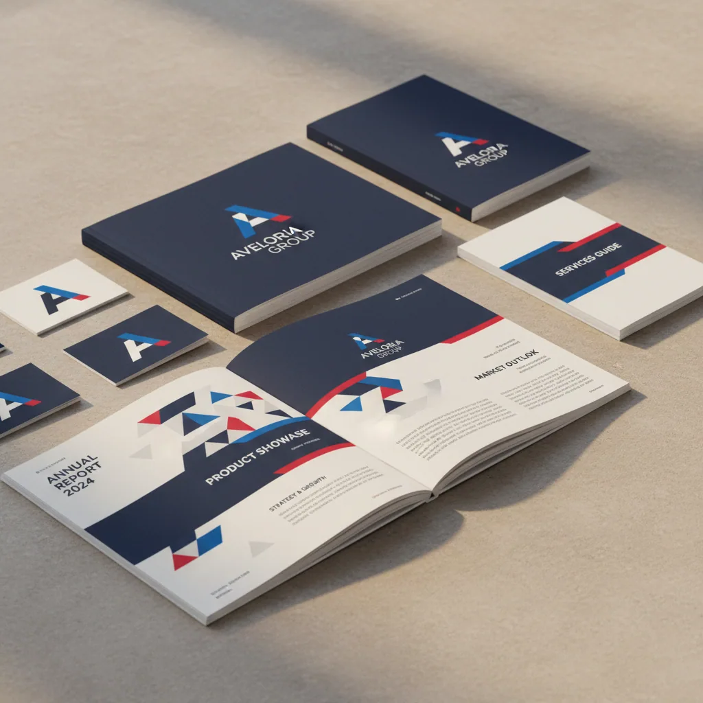 Booklets & catalogs — fictional-brand sample