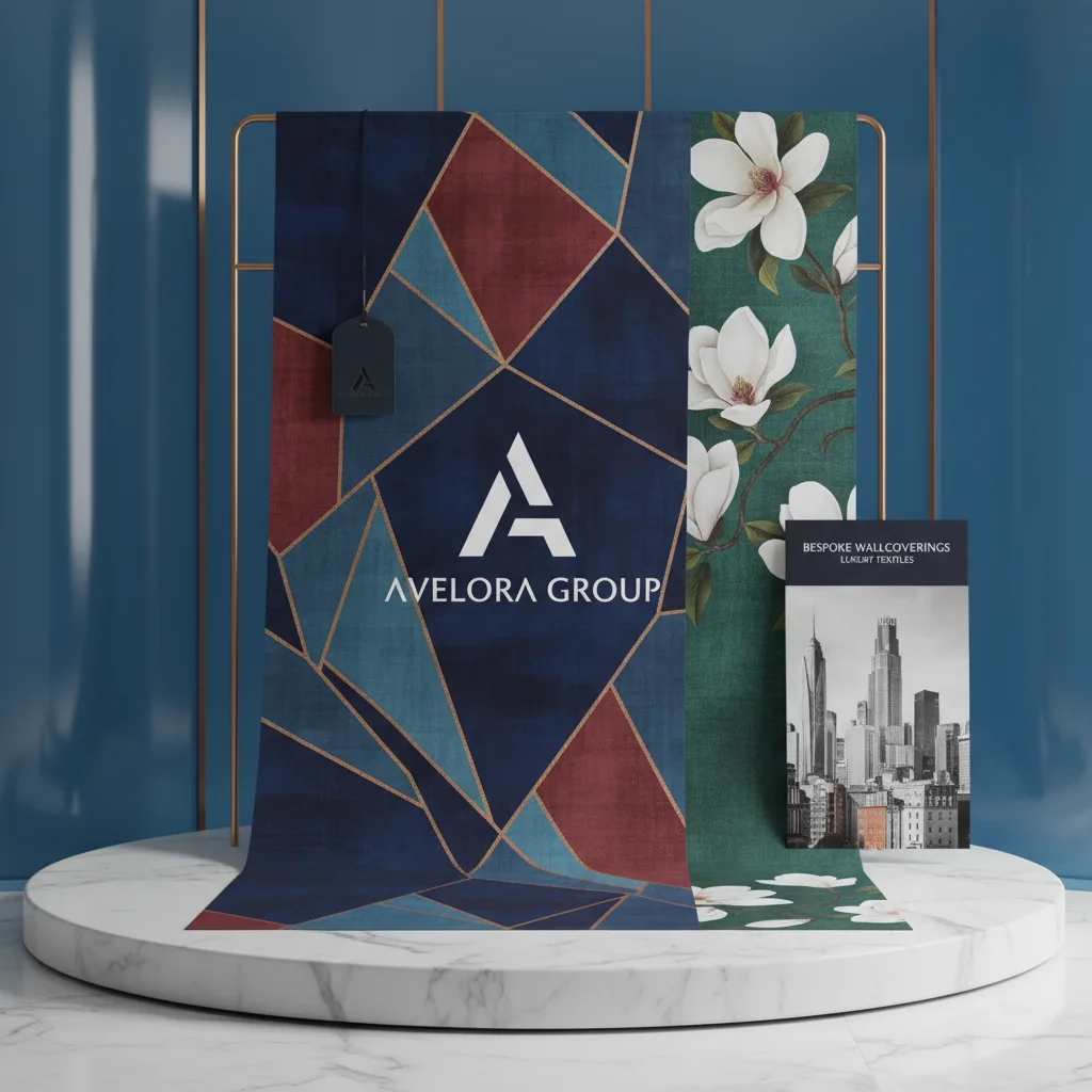 Wall murals — fictional-brand sample