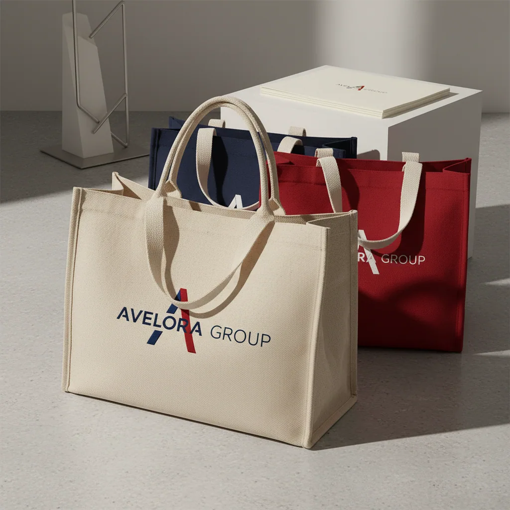 Tote bags — fictional-brand sample