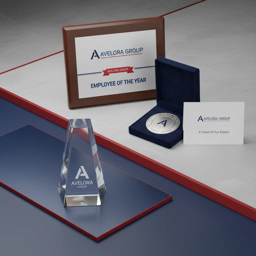 Recognition gifts — fictional-brand sample
