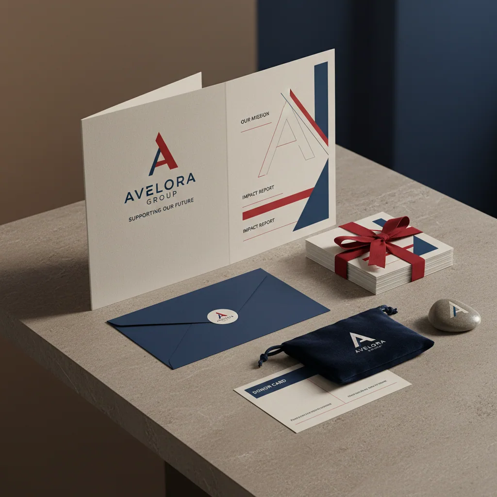 Donor appeal mailers — fictional-brand sample
