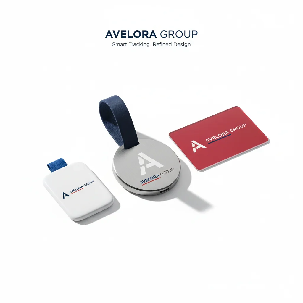 Bluetooth item trackers — fictional-brand sample