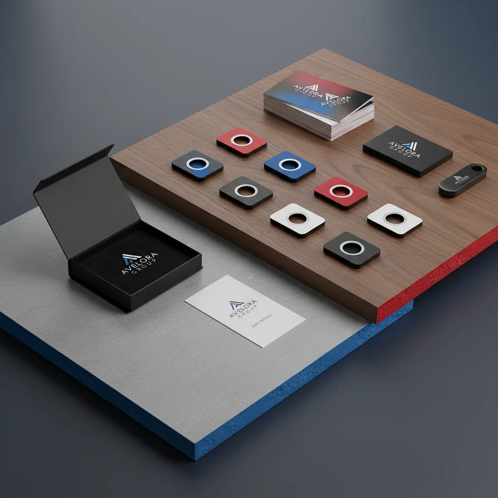 Sliding webcam covers — fictional-brand sample