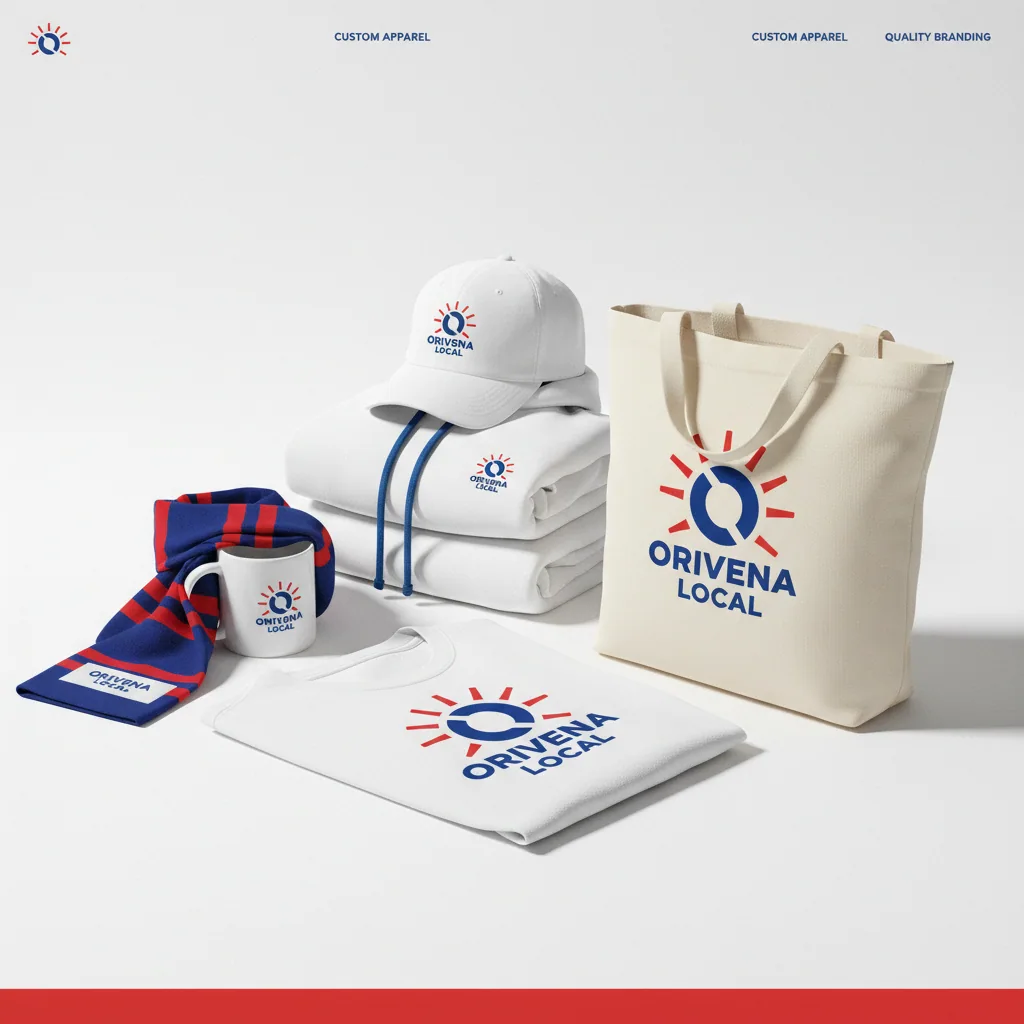 Branded apparel — fictional-brand sample
